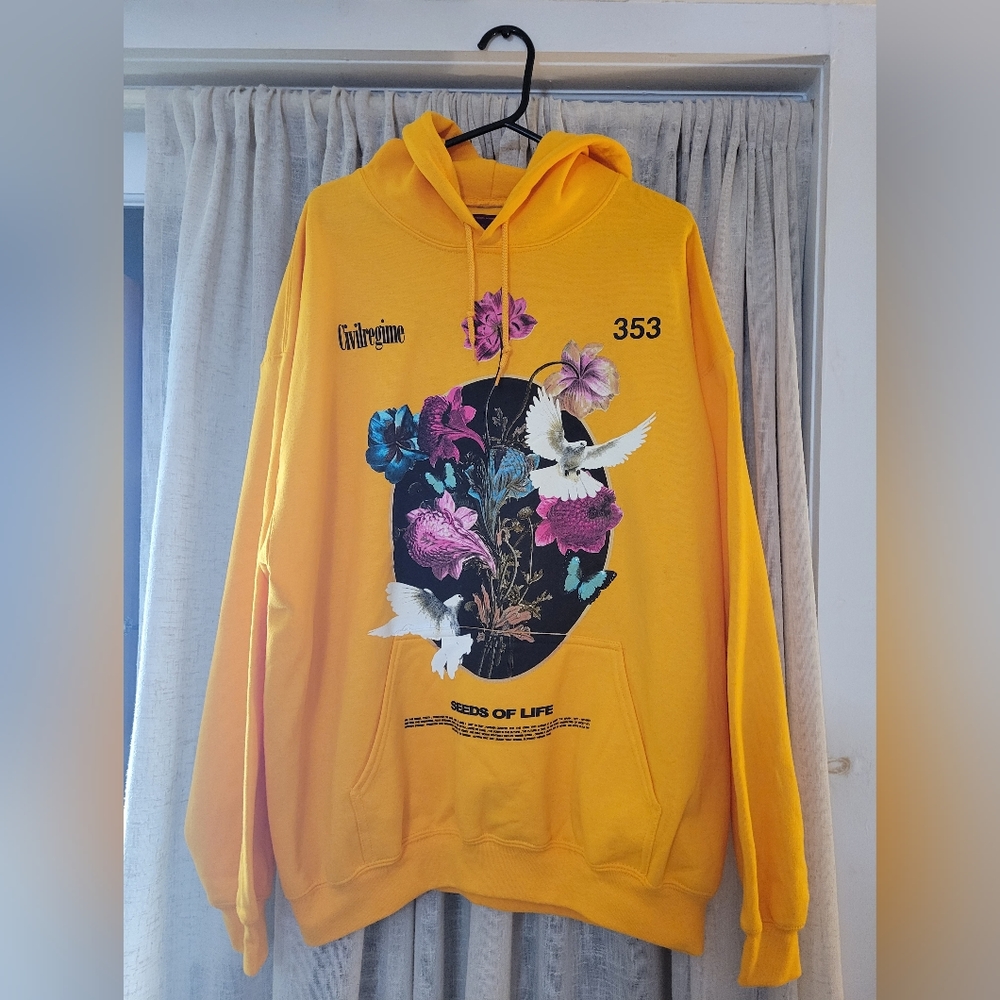 NWT, CIVIL REGIME HOODIE, SIZE XL